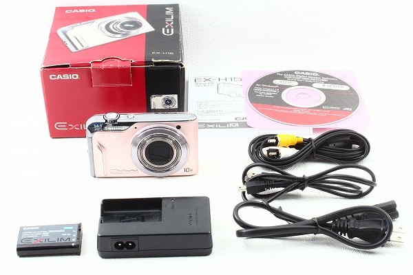 極上品◇CASIOカシオ EXILIM EX-H15 ピンク◇元箱/4388 ◇カメラ専門店