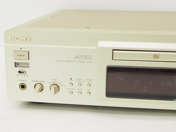 SONY MDS-JA50ES MDデッキ ソニー ジャンク ▽ 4A0AA-2