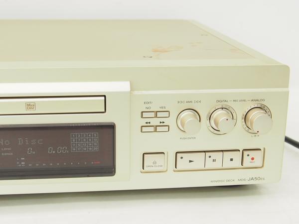 SONY MDS-JA50ES MDデッキ ソニー ジャンク ▽ 4A0AA-2