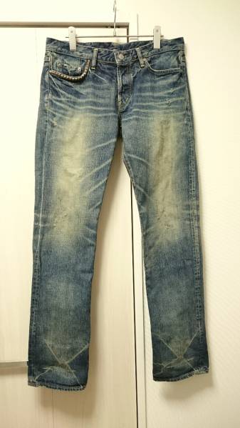 HYSTERIC GLAMOURヒステリックグラマーNOBU加工ダメージスタッズデニム