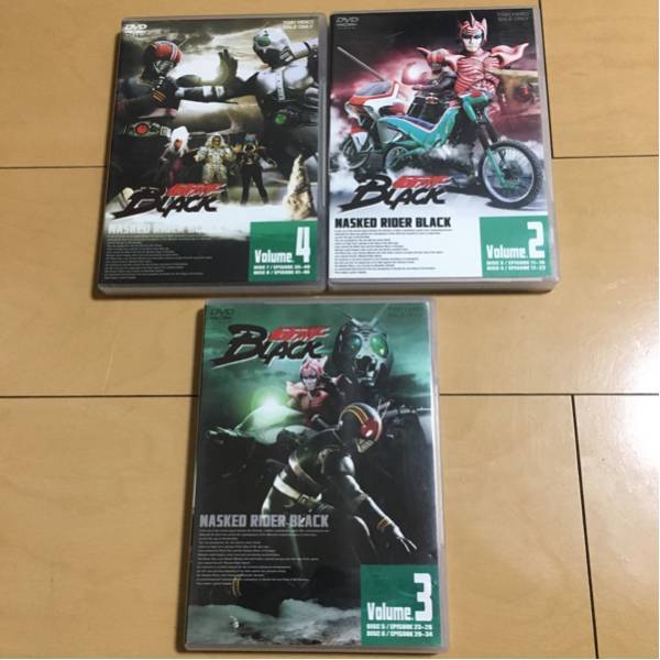 仮面ライダー DVD3本セット