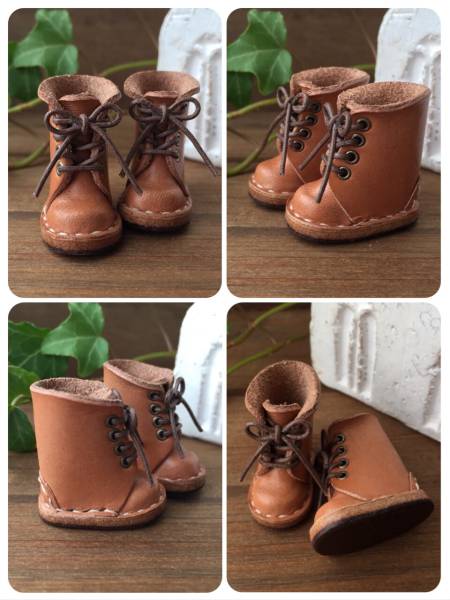 オビツ11＊ミディブライス ロングレースアップブーツ ナチュラル 姫路