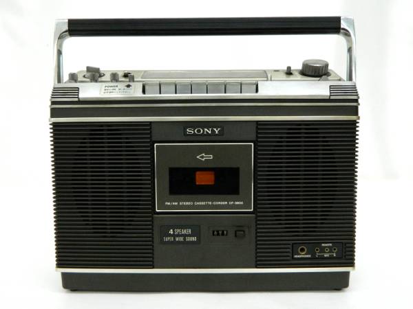 SONY ソニー ラジカセ CF-3800 FM/AMステレオカセットコーダー