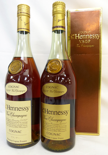 Hennessy V.S.O.P コニャック 700ml 2本セット M7332)コニャック☆ヘネシーセット☆Hennessy☆VSOP☆700ml☆計2点☆お酒