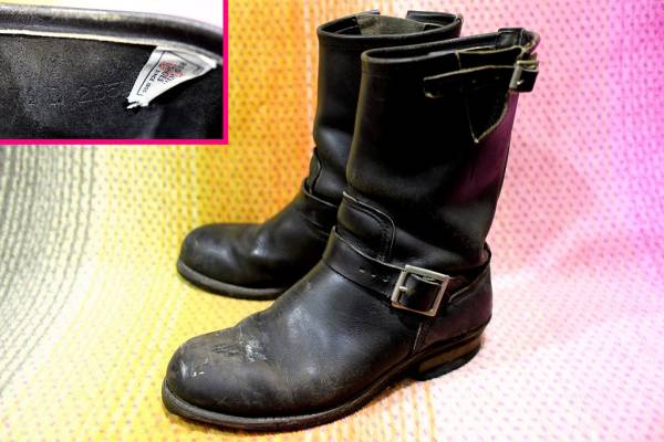 Red Wing レッドウィング 2268 エンジニアブーツ 27.5cm 希少80s PT83縦羽タグ☆レッドウイング 2268 エンジニアブーツ☆サイズ