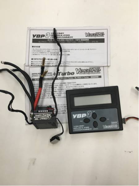 yokomo BL-PRO3 esc YBP3 ZEROモーター ターボ アンプ ヨコモ BL-PRO3