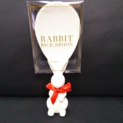 【新品未使用】Francfranc　フランフラン　ラビットしゃもじ（白）_1