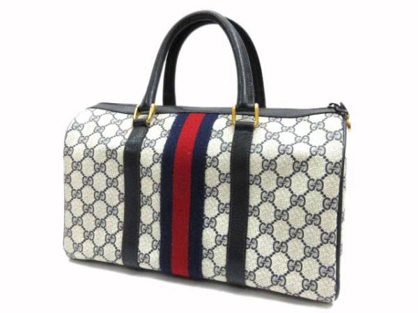 オールド オールドグッチGUCCI ボストンバッグ ハンド シェリーライン 