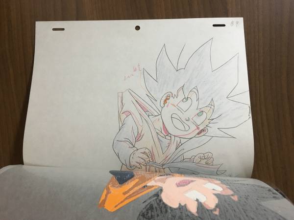 ドラゴンボールZ 孫悟天 セル画 ⁄ 原画 孫悟天(少年期 コンテ