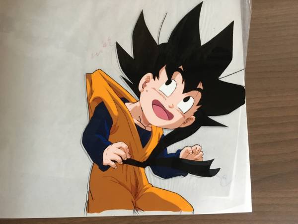ドラゴンボールセル画原画　孫悟天 ドラゴンボールZ 孫悟天 セル画 ⁄ 原画 孫悟天(少年期 コンテ