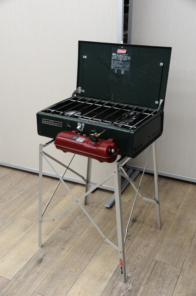 Coleman 413H ツーバーナー コンロ コールマン ハイスタンド付き