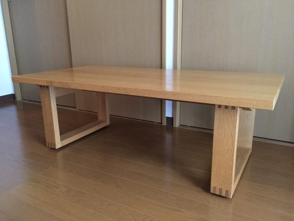 無印良品MUJI 天然木オーク材ローテーブル 【公式通販】