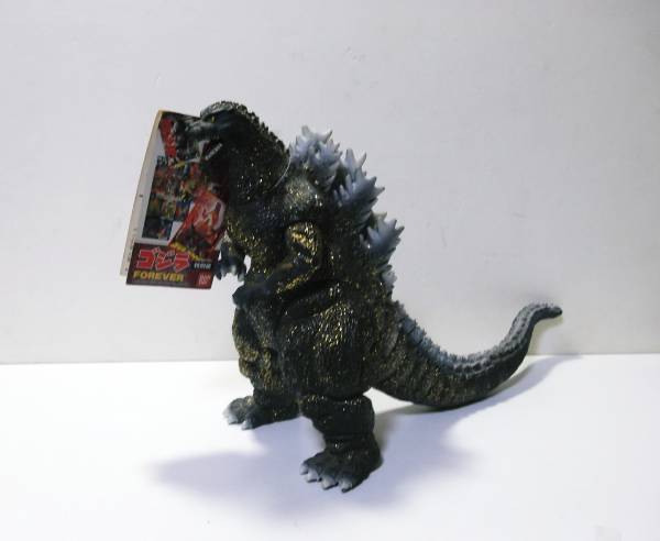バンダイ◇世紀末覇王ゴジラ◇金粉 ソフビ フィギュア◇タグ付き 美品 