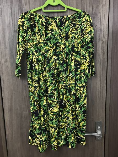 美品 49AV Jyunko shimada　49AV ジュンコシマダ 　ワンピース　ミモザ柄