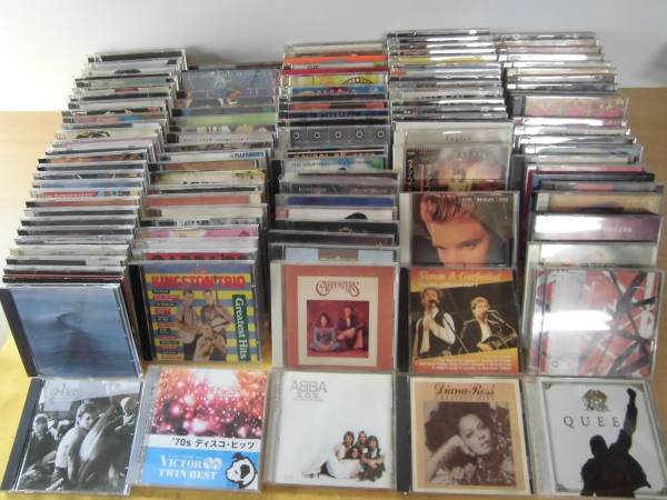 洋楽 CD ロック/POPS等 まとめて125枚セット '70Sディスコ/ABBA/ダイアナロス/マライアキャリー/クィーン/エルヴィス/ビートルズ他