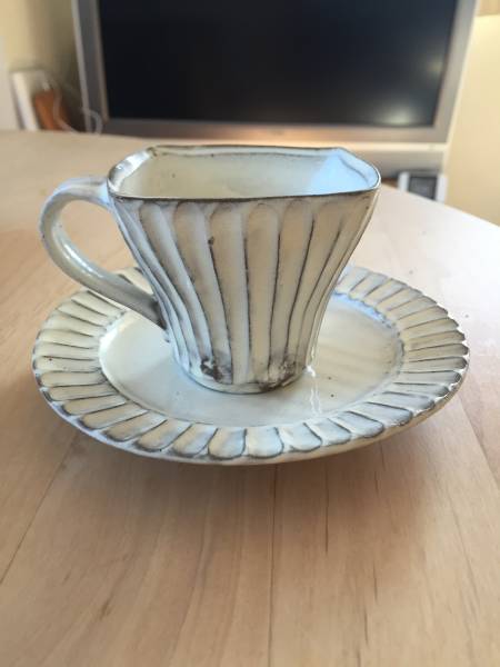 ■後藤義国さん　しのぎカップ＆ソーサー　■