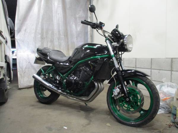 乗って帰れます。Kawasaki バリオス 1型 規制前45馬力 蒼
