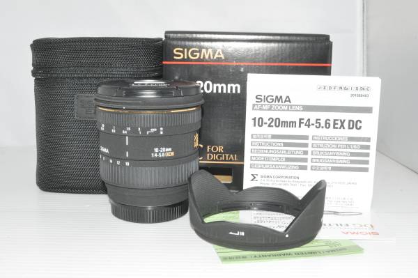 衝撃の未使用級★シグマ SIGMA AF 10-20mm F4-5.6 EX DC ソニー★元箱★1504