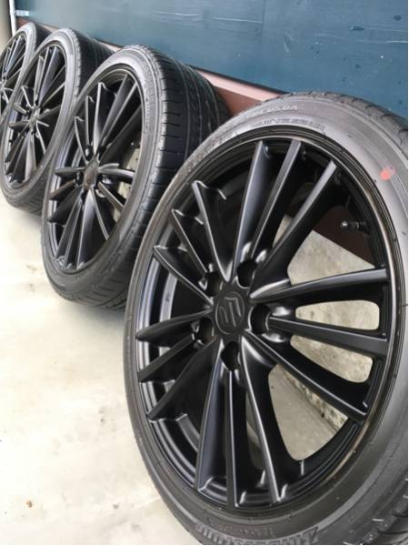 スイスポ ZC32S 純正ホイール、黒塗装 スイフトスポーツZC32S 純正 
