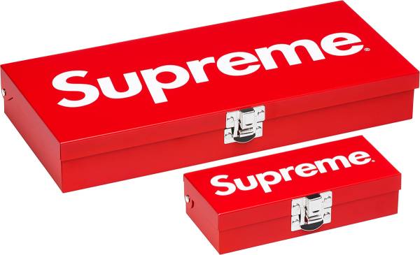 新品 国内正規★ Supreme 17SS Small Metal Storage Box ボックスロゴ シュプリーム ★S