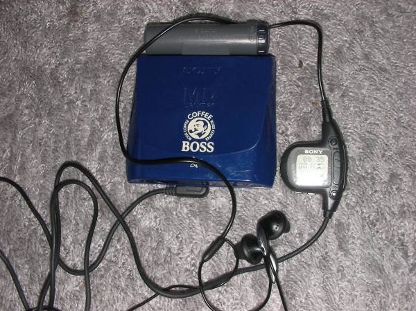 SONY MZ-E7W BOSS MDウォークマン サントリー MD MDプレーヤー WALKMAN
