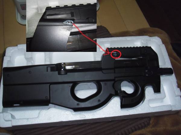 即決有！おそらく・・・D-BoysのP-９０作動確認済（検索用ジャンクM4M16MP7）