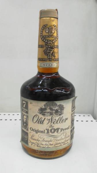 レア・旧瓶・バーボン・グラス付】オールド・ウェラー Old Weller