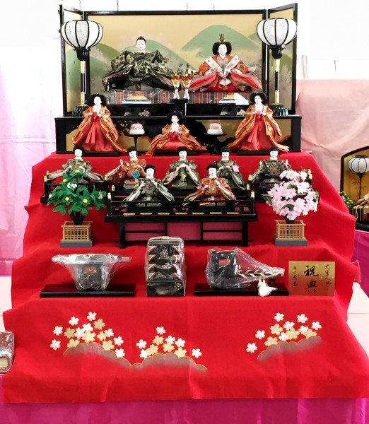 人形のまち岩槻 東玉 ひな人形五段飾り 祝典 桃の香☆新品展示