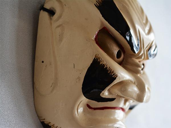 木彫りのお面/狂言/能面/歌舞伎/民芸/鬼剣舞/古民具/骨董/古道具/雑貨  