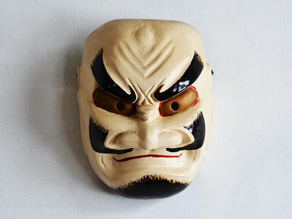 木彫りのお面/狂言/能面/歌舞伎/民芸/鬼剣舞/古民具/骨董/古道具/雑貨  