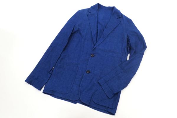極美◆ウミットベナン UMIT BENAN テーラードジャケット 44 青