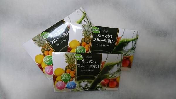 めっちゃ　たっぷりフルーツ青汁30包Х3箱 新品未開封☆めっちゃたっぷりフルーツ青汁☆30包入り3箱 【公式通販】