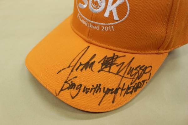 【チャリティ】ジョン・健・ヌッツォサイン入ＳＯＫキャップ rfp1065_3