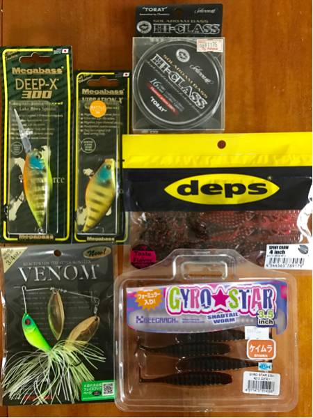 未開封 フルセット メガバス 琵琶湖限定カラー デプス deps ジークラック 愛知