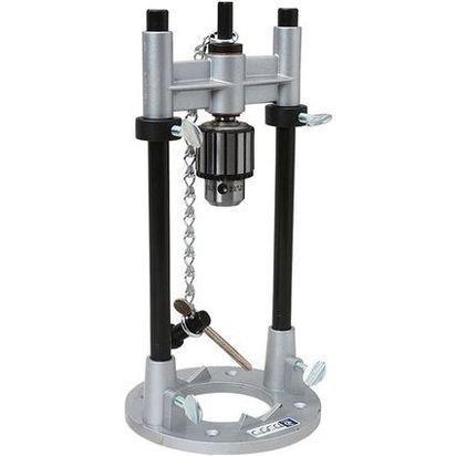 神沢 ドリルガイド K-801 ( 現場での正確な作業をサポート 垂直穴・45度の傾斜穴作業 V型ブロック利用で丸棒やパイプにも使用可能 )