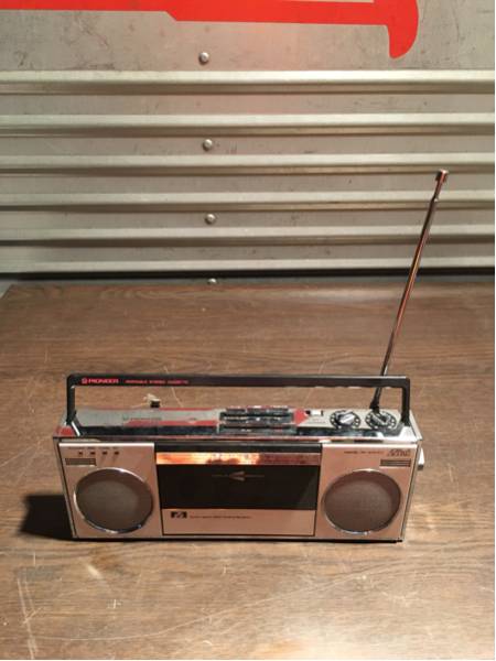ジャンク 要修理 ラジカセ PIONEER パイオニア / SK-Q10 sv レトロ の