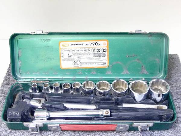 【A436】TONE ソケットレンチセット　現状品