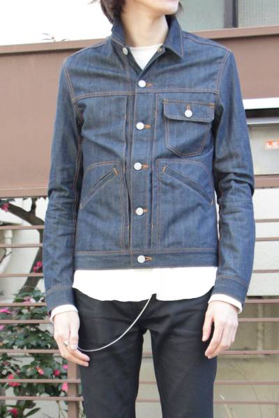LOUNGE LIZARD/ラウンジリザードDENIM JACKETデニムジャケットS LOUNGE LIZARD（ラウンジリザード）の「STRETCH DENIM×CHEMICAL WASH