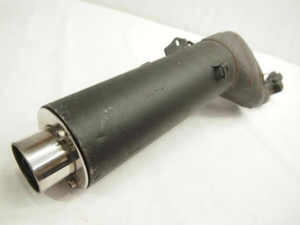 穴無!XR250純正マフラーのサイレンサーMD30仕上げてどうぞモタード