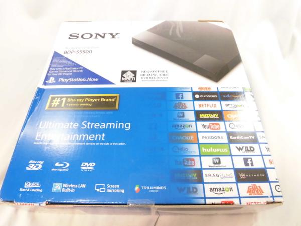 ☆SONY BDP-S5500 リージョンフリーDVD ブルーレイ プレーヤー