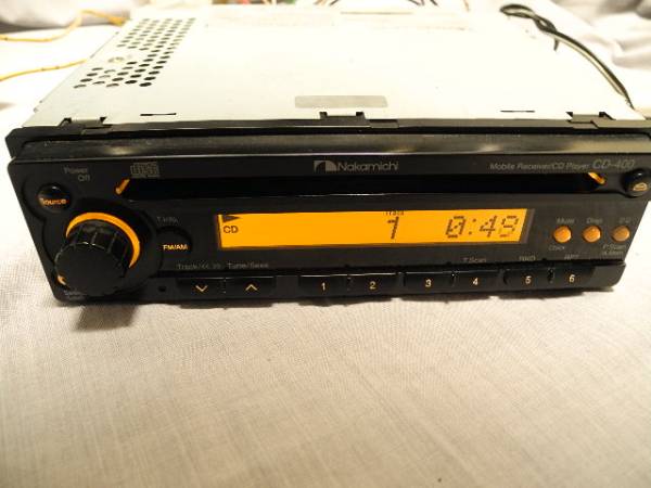 1円～・売切】 ナカミチ Nakamichi 1DIN CDデッキ CD-400 【格安・希少 