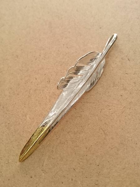 LARRY SMITH カゼキリ　フェザー　M右 新品】LARRY SMITH KAZEKIRI FEATHER TOP 18K POINTED カゼキリ