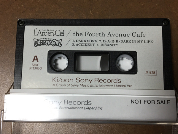 ラルク the fourth avenue cafe 非売品カセット L'Arc 非売品】L'Arc