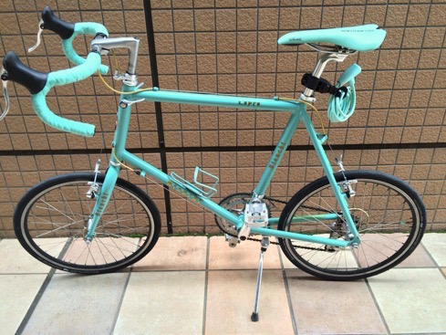 大阪鶴見区直接引取り　ビアンキ ミニベロ8 Lepre チェレステ Bianchi ビアンキ Minivelo 8 Drop ミニベロ チェレステ - 大阪・関西