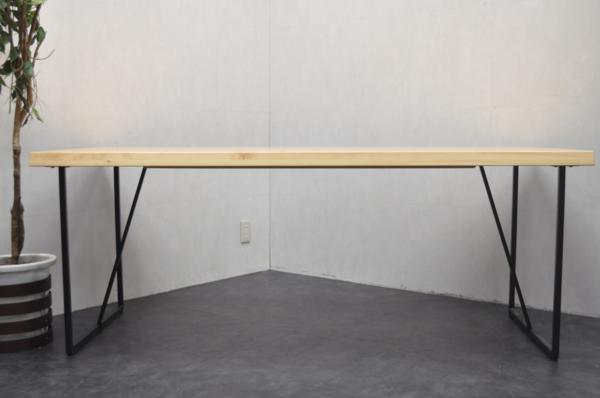 SI28FZU*シギヤマ家具ヒノキ無垢材180幅ダイニングテーブル1円展示品