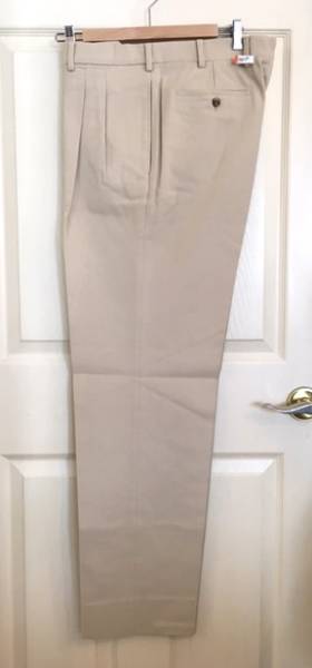 LORO PIANA ロロピアーナ コットンスラックス 薄ベージュ系 50 イタリー製 美品