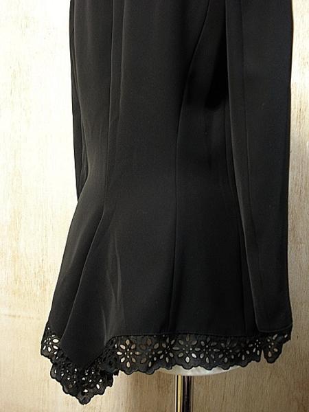 ANNA MOLINARI アンナモリナーリ スカートスーツ(I40)黒 フォーマル◇