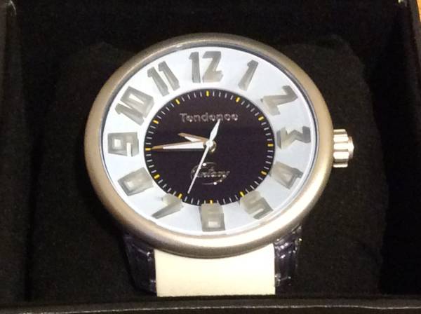 テンデンス Tendence クレイジー CRAZY 腕時計 新品 オレンジ青