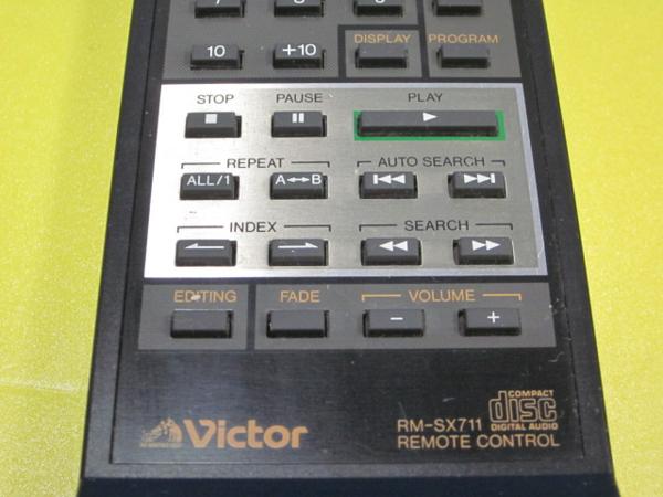 即決☆Victor☆CDプレーヤー XL-Z711 用☆リモコン☆RM-SX711(リモコン