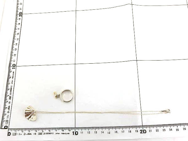 1円 ティファニー シルバー925 ネックレス リング 計2点セット BQ063